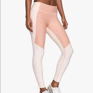 Outdoor Voices Knee Crop Tri-tone Leggings